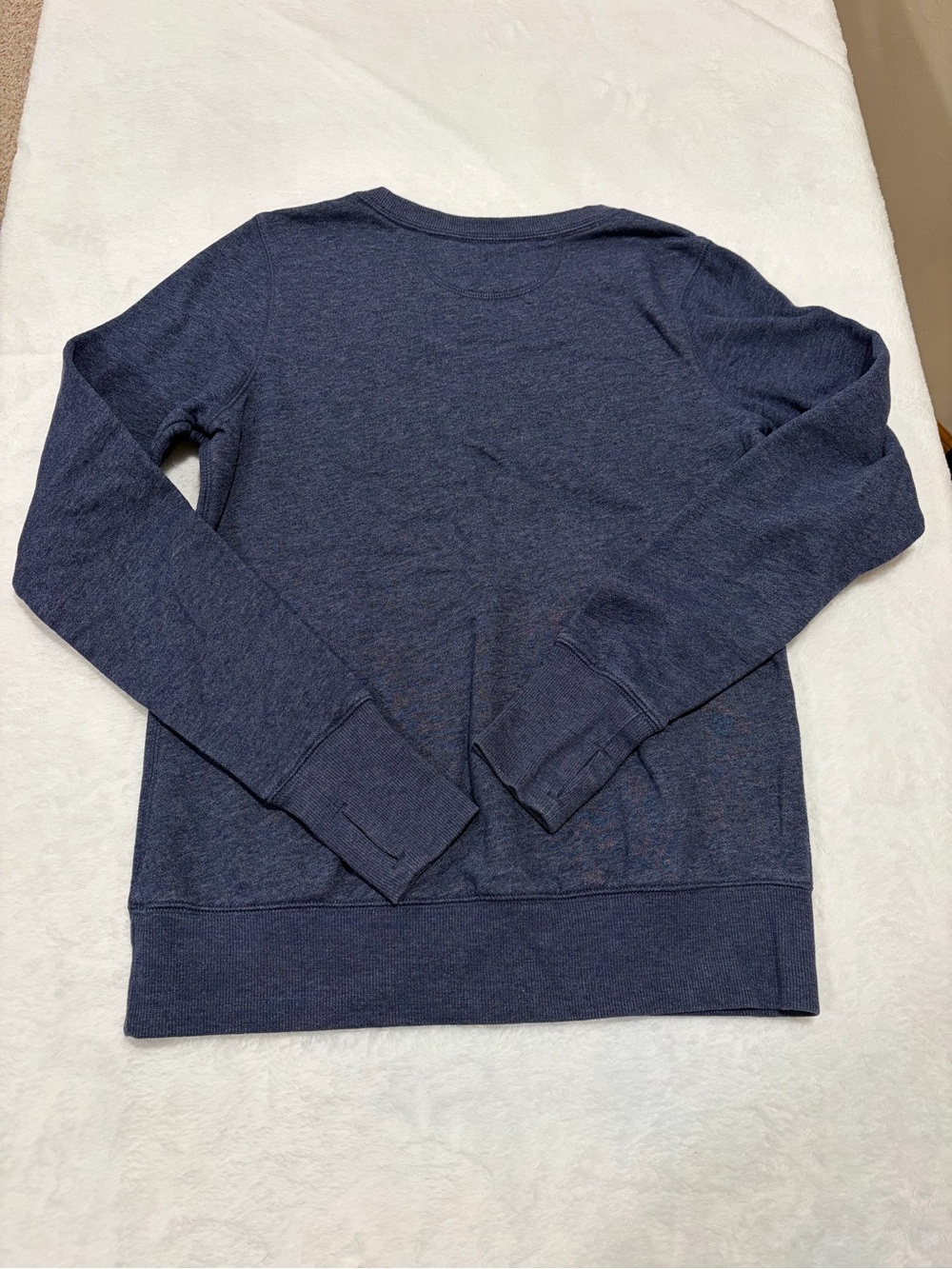 Tek Gear Women's Blue Heather Crewneck Sweatshirt - Size Small - Picture 2 of 7